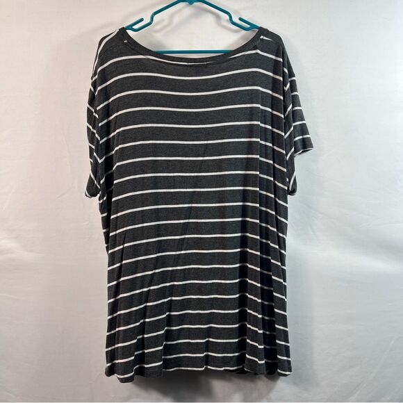 Nine Britton Women's Striped Black and White Blouse 0638 - Picture 4 of 10